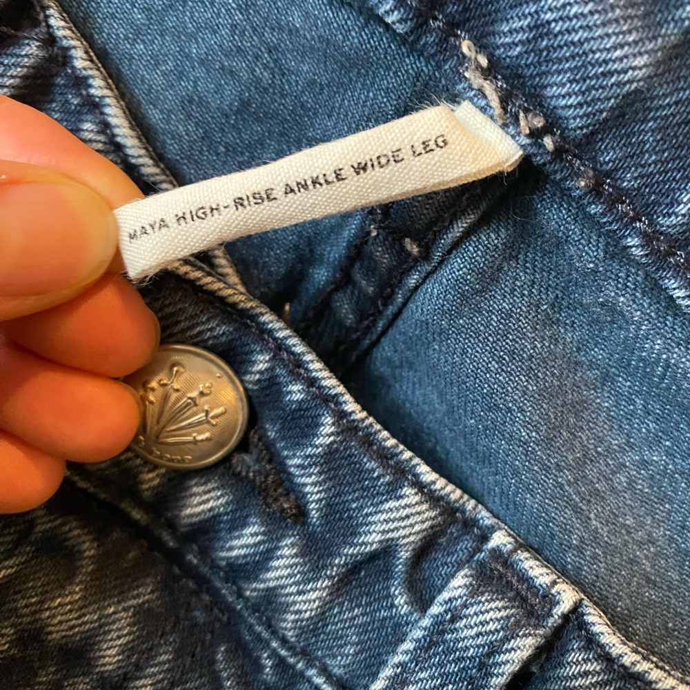 Rag and Bone Maya high waist wide leg 28 - Picture 3 of 6
